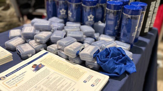 DSPO event swag table