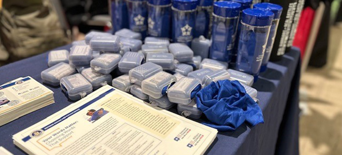 DSPO event swag table