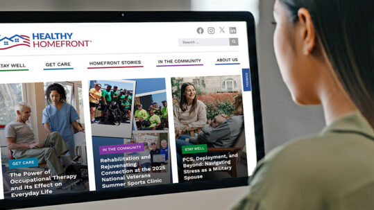 Healthy Homefront website
