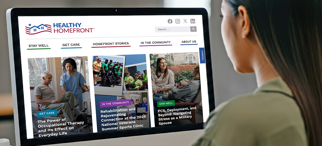 Healthy Homefront website